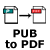 Publisher PUB to PDF Converter App